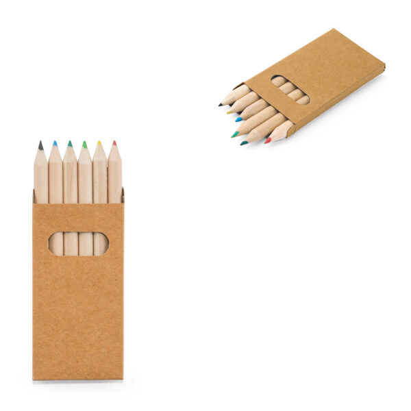 CAIXA 6 MINI LAPIS DE COR 51750