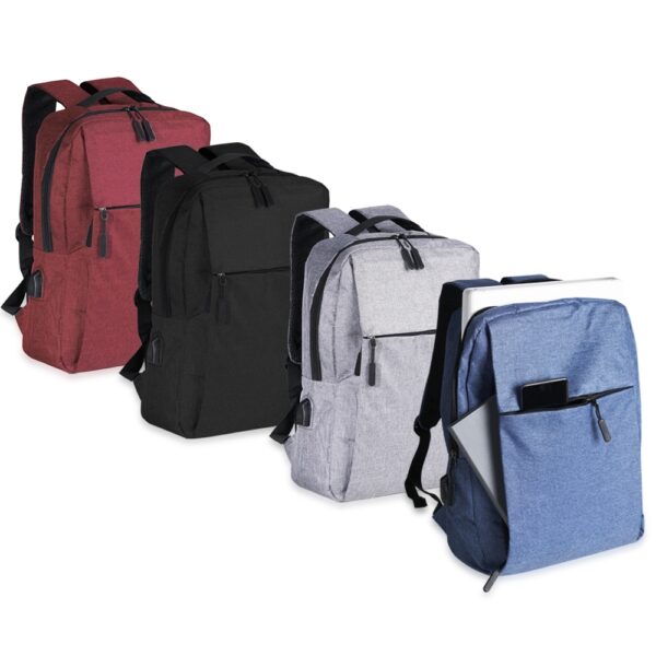 MOCHILA DE NYLON USB 21L 01320B