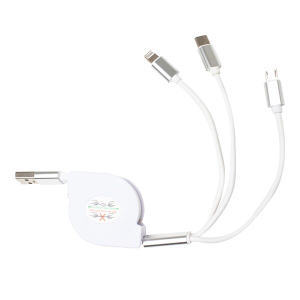 CABO USB RETRÁTIL 3 EM 1 10338B