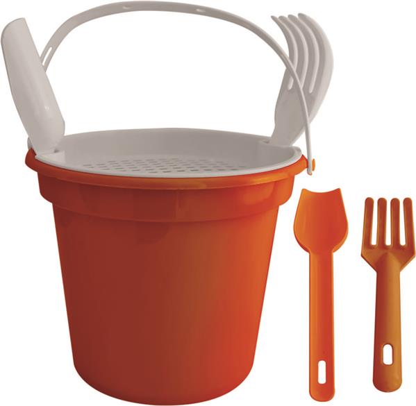 BALDE DE PRAIA C/ ALÇA, PENEIRA, PÁ E RASTELO - FT - Imagem 5