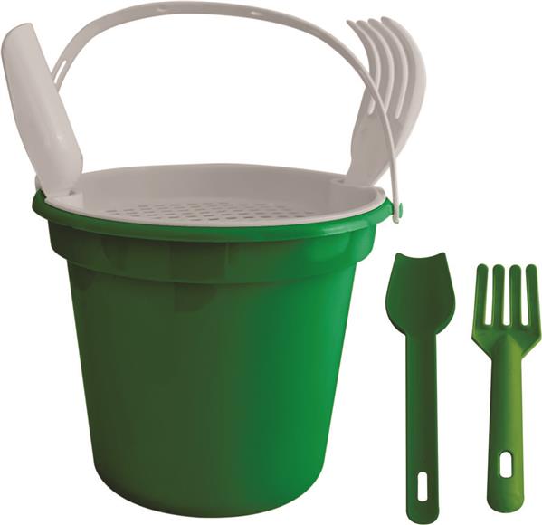 BALDE DE PRAIA C/ ALÇA, PENEIRA, PÁ E RASTELO - FT