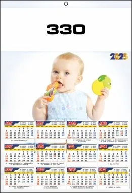 CALENDÁRIO 2025 SERIE 330