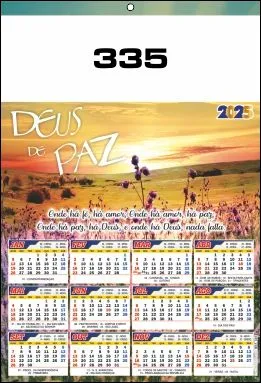 CALENDÁRIO 2025 SERIE 330 - Imagem 6