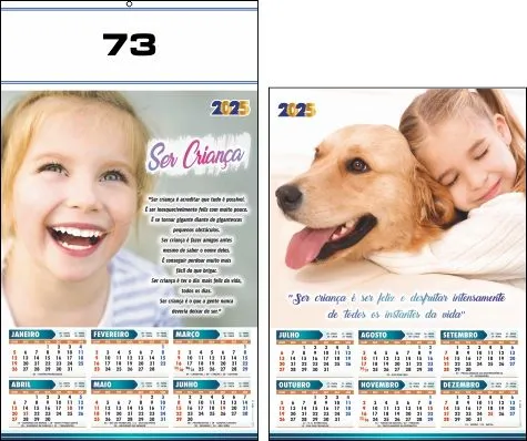 CALENDÁRIO 2025 SERIE 70 - Imagem 4