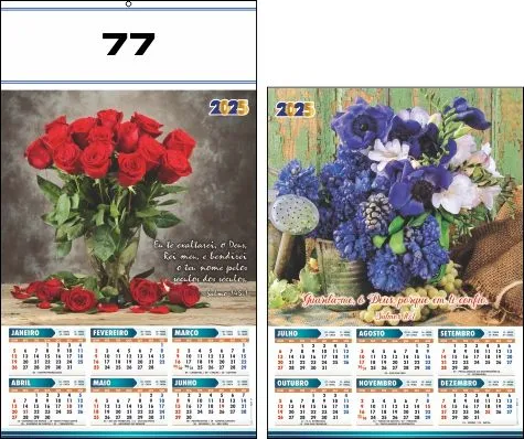 CALENDÁRIO 2025 SERIE 70 - Imagem 8