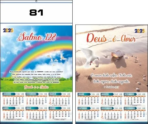 CALENDÁRIO 2025 SERIE 70 - Imagem 12