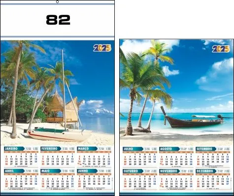 CALENDÁRIO 2025 SERIE 70 - Imagem 13